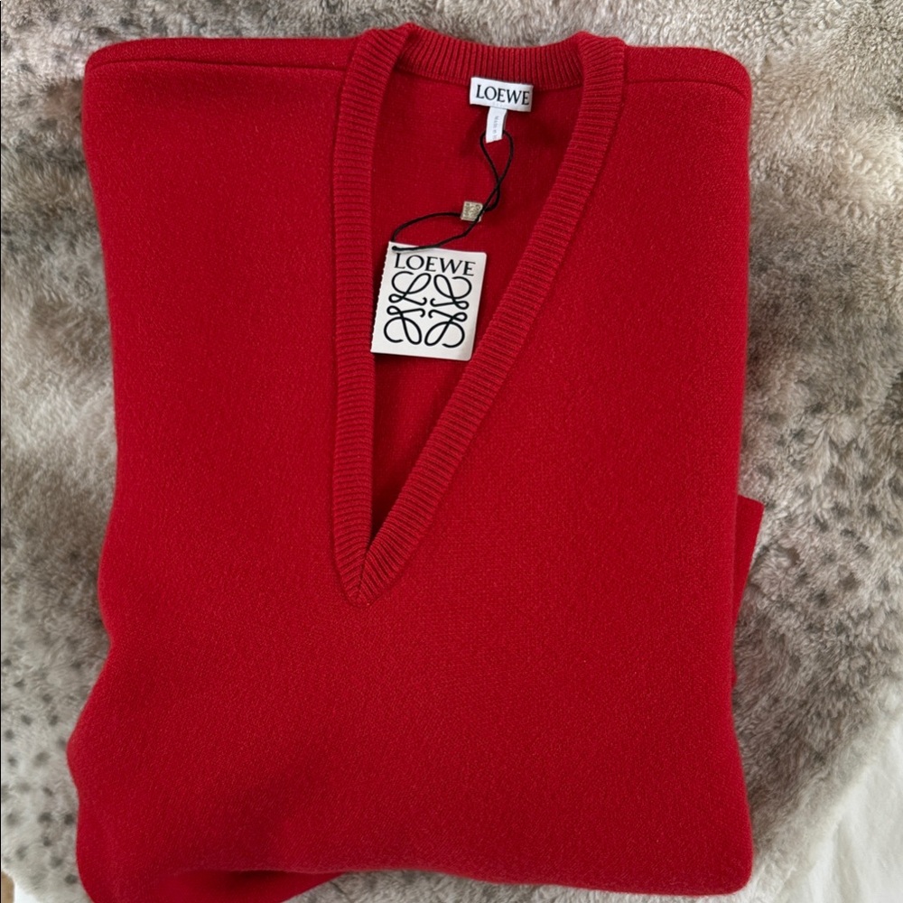 Loewe Draped Wool-Blend Sweater